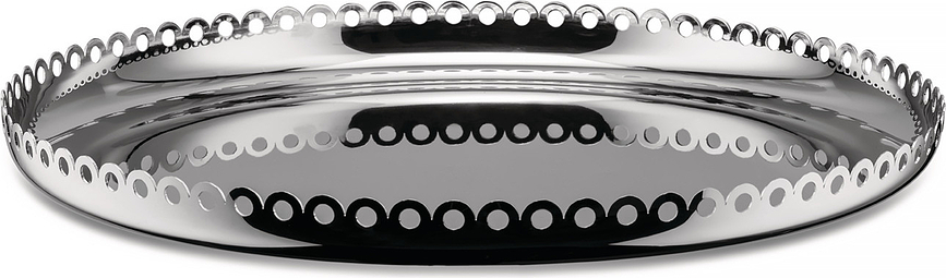 Bandeja Il Tornitore Matto Edges, de acero inoxidable