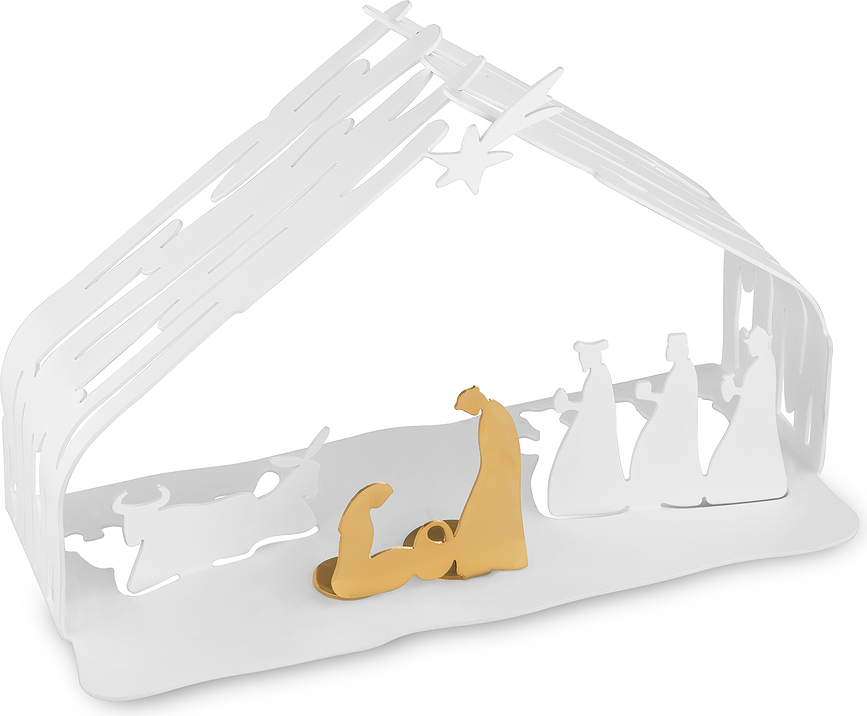 Bark Crèche, dorée