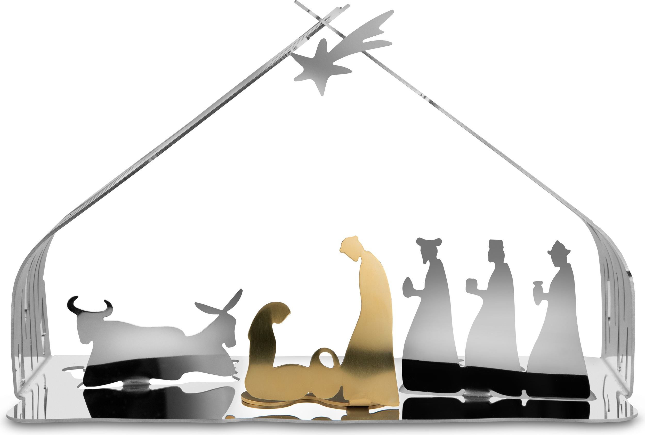Bark Krippe silber-gold
