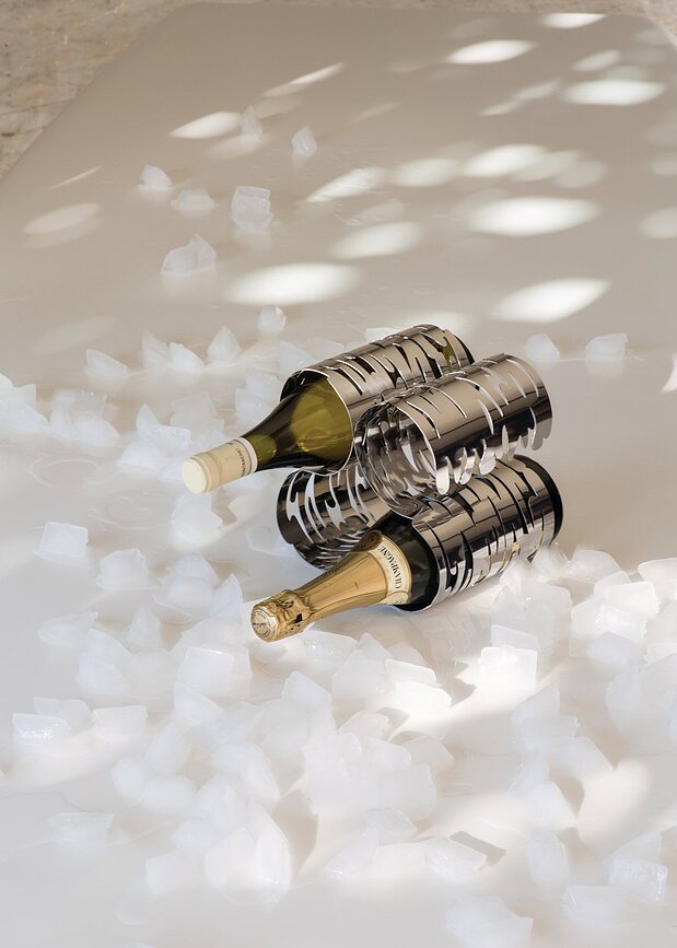 Bark Stalak za vino polirani čelik