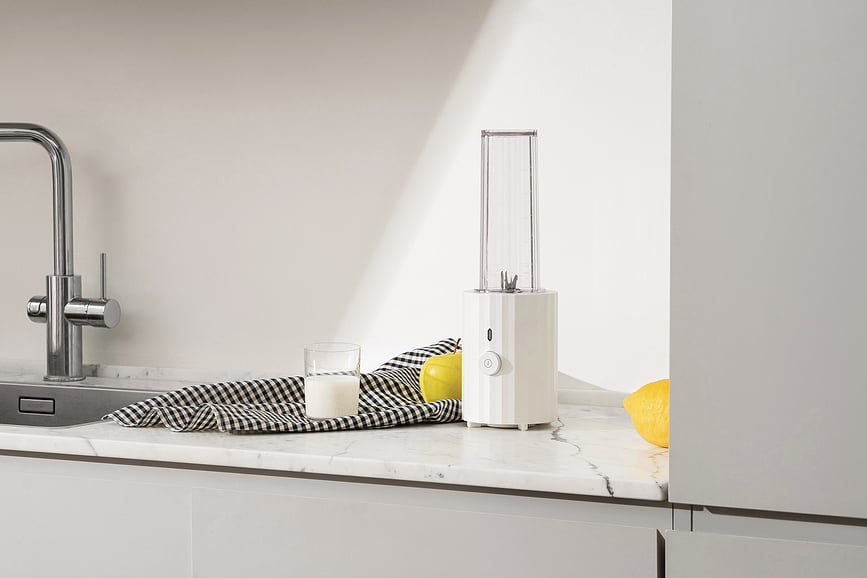 Batidora On The Go Plissé, blanco