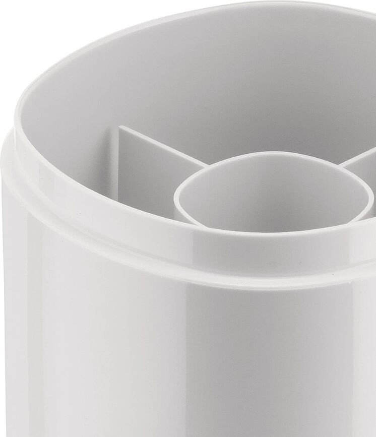 Birillo Pot à Coton-tiges, blanc