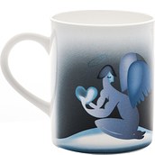 Blue Christmas Mug angel and star