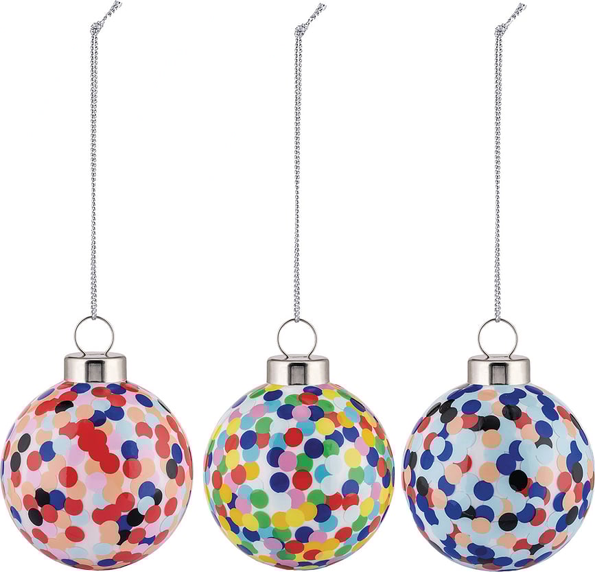 Bolas de Navidad Proust, pequeñas, 3 unidades