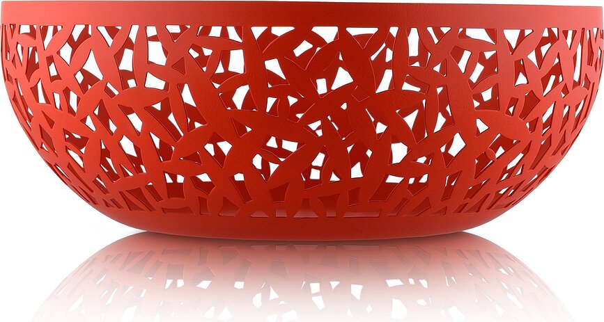 Cactus! Fruit bowl red - Alessi - Marta Sansoni | FormAdore