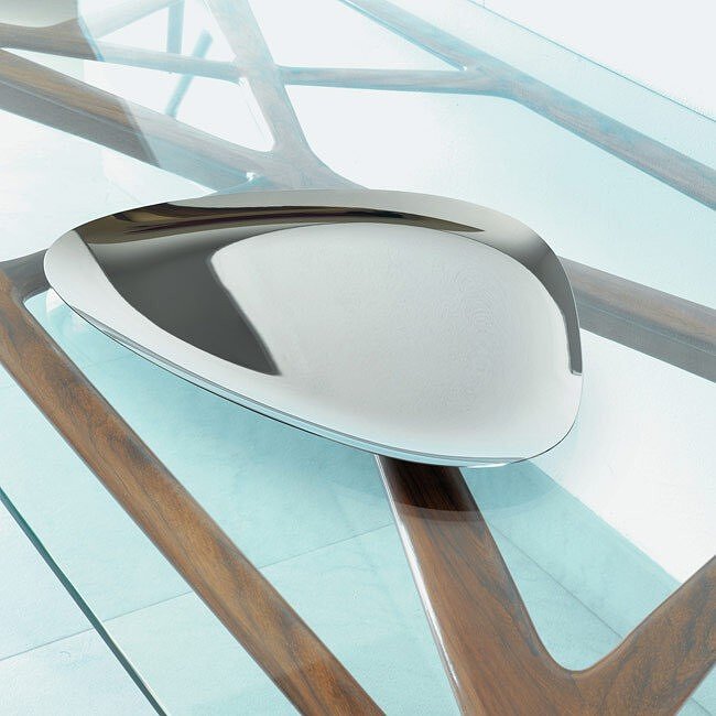 Colombina Δίσκος, 51 cm, ασημένιος