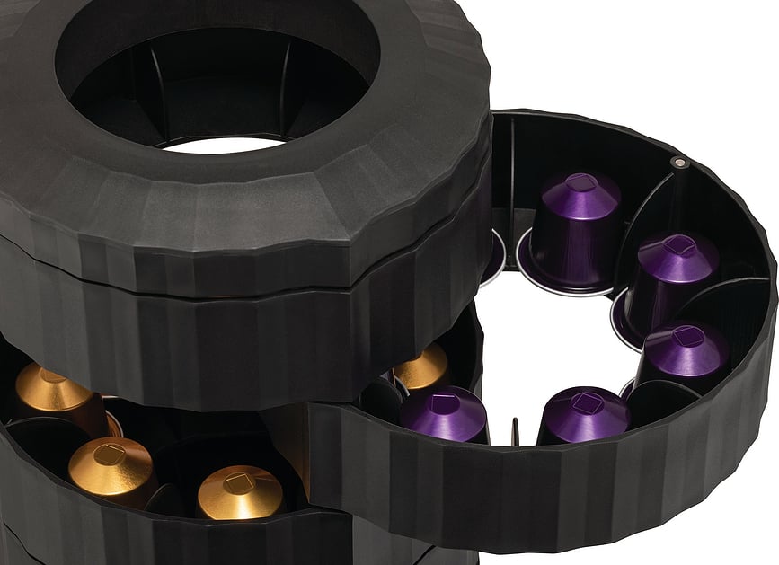 Dispensador para cápsulas de café Plissé, blanco