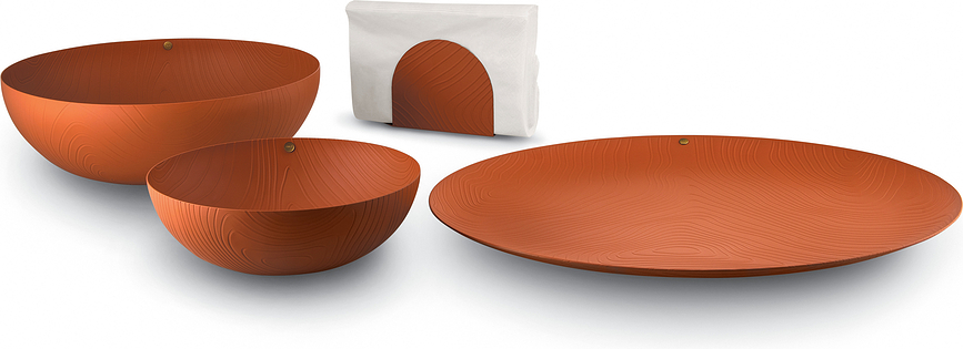 Bol Veneer, 21 cm, marrón