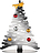 Decorazione natalizia Bark For Christmas argentata