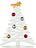 Dekoracja świąteczna Bark for Christmas biała