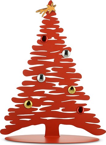 Dekoracja świąteczna choinka Alessi-czerwona