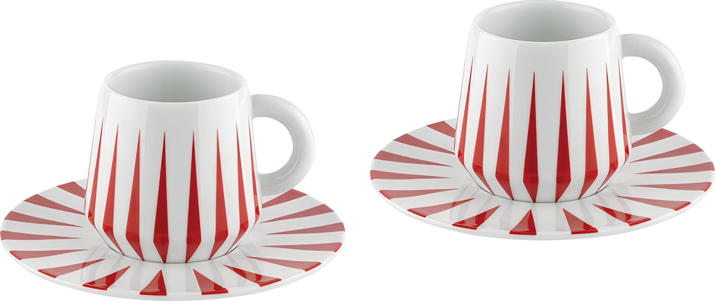 Delight Kaffeetassen 110 ml, rot, 2 St.