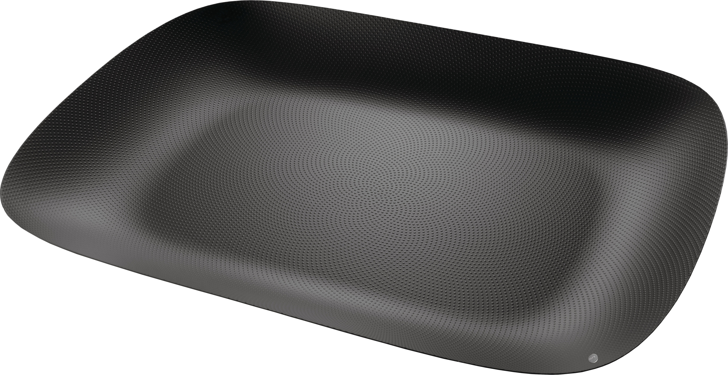 Double Tablett rechteckig schwarz