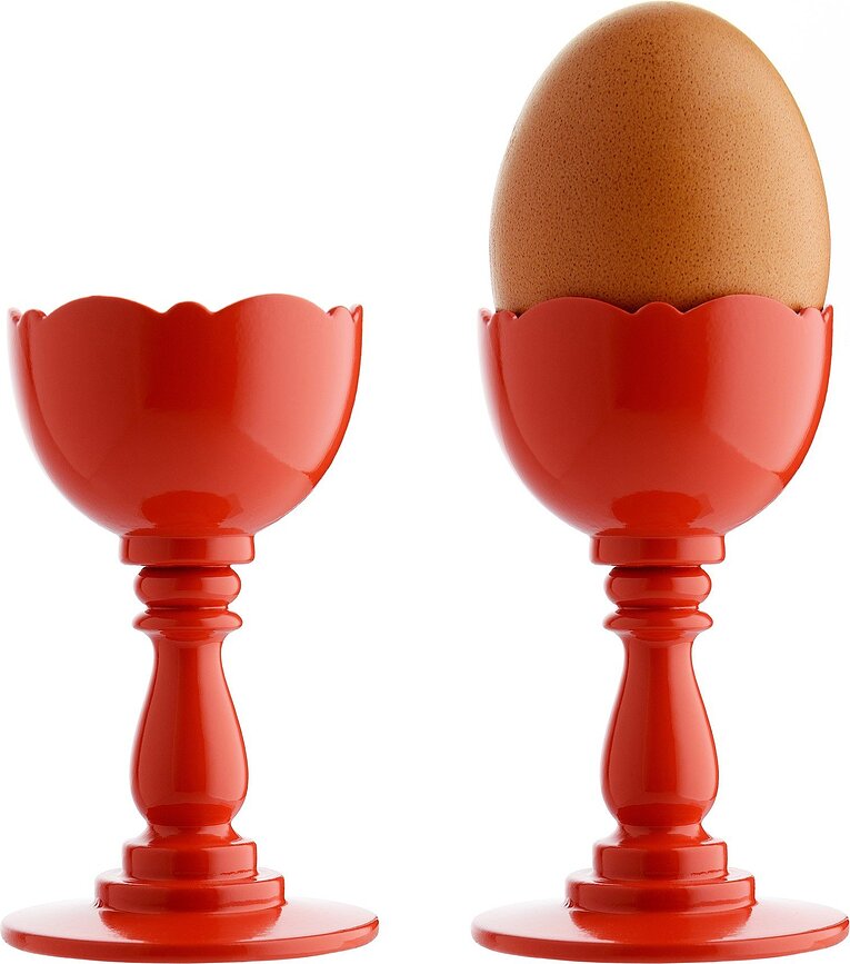 Dressed Držač za jaje sa žličicom bijeli