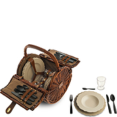 Dressed Picknickkorb mit Geschirr und Besteck 29 El.