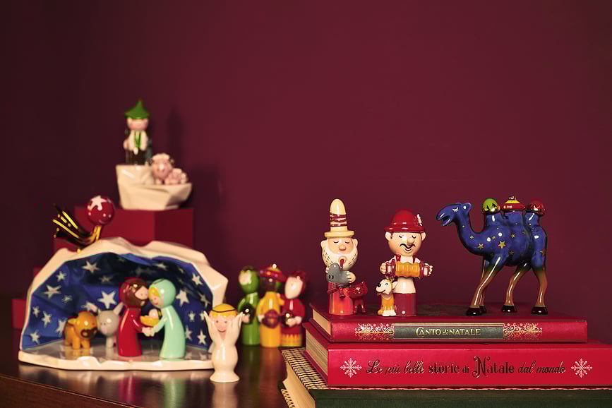 Figura navideña Eolo