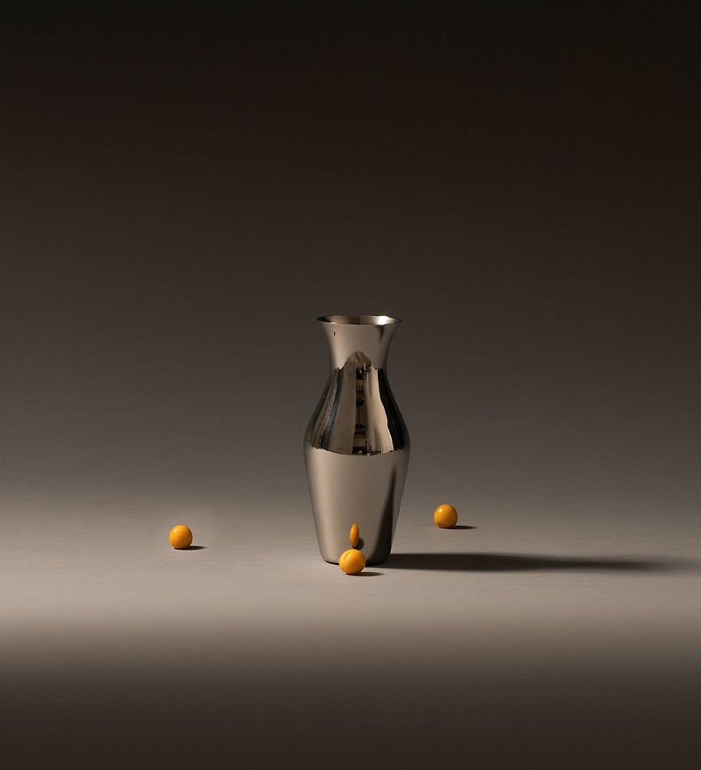 Garrafa de acero inoxidable con revestimiento de cobre Il Tornitore Matto Kuru Kuru