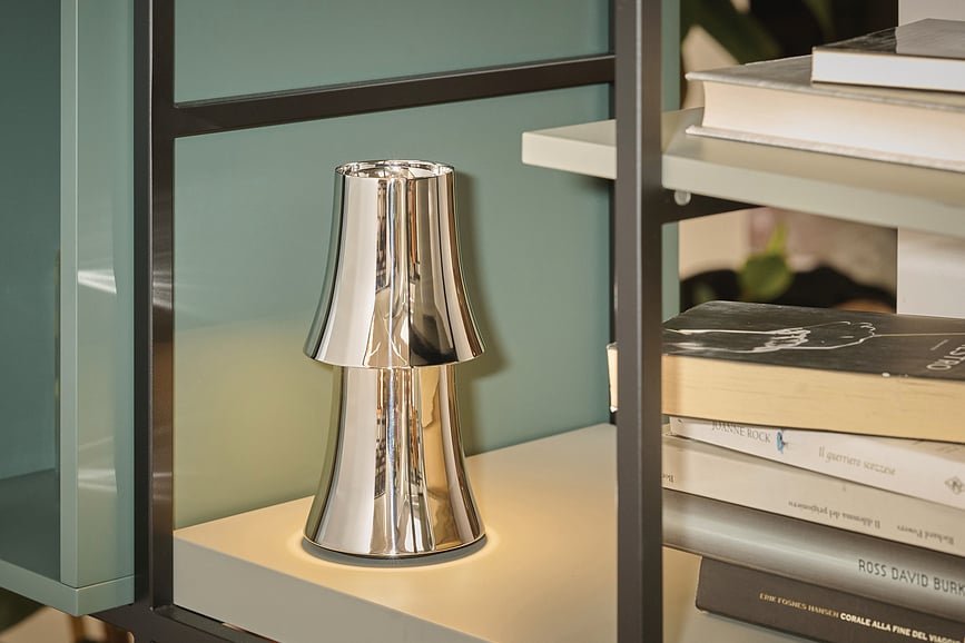 Halesia Lampe LED, acier inoxydable