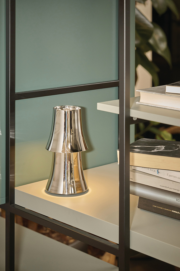 Halesia Lampe LED, acier inoxydable