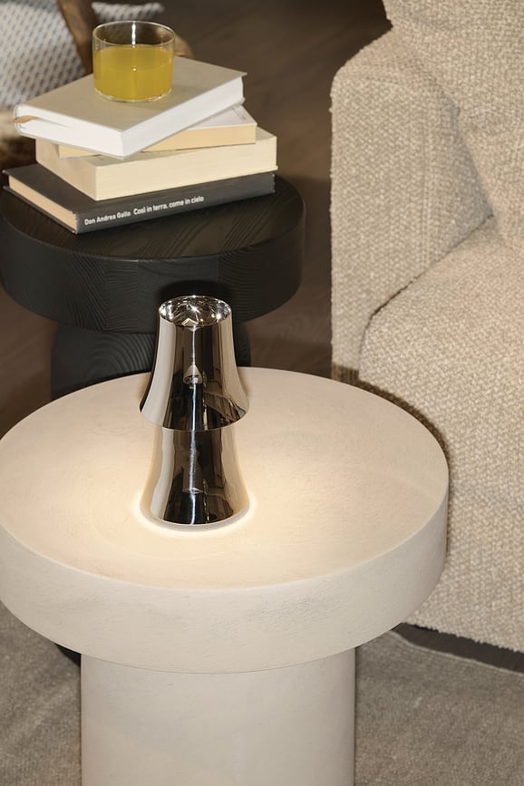 Halesia Lampe LED, acier inoxydable