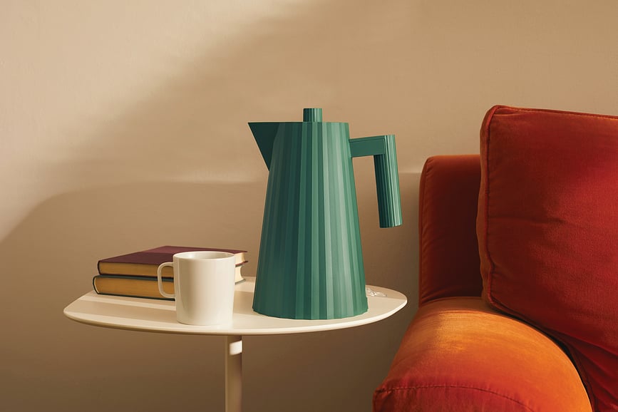 Hervidor eléctrico Plissé, 1,7 L, negro