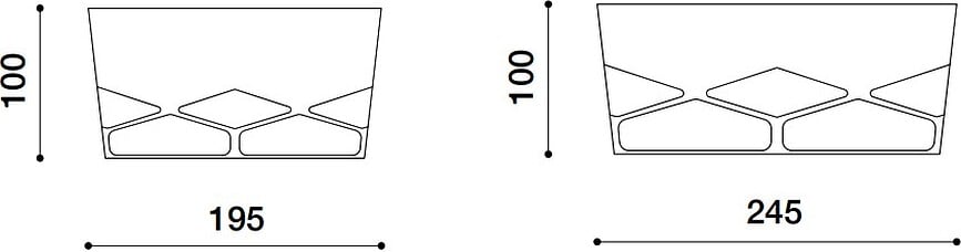 Il Tornitore Matto Compressioni Košara za voće 24,5 cm