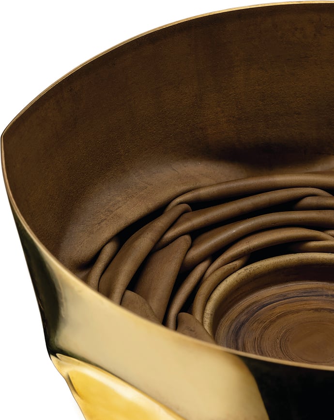 Il Tornitore Matto Compressioni Zdjela 12 cm mjedena