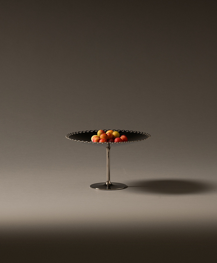 Il Tornitore Matto Edges Présentoir, en acier inoxydable