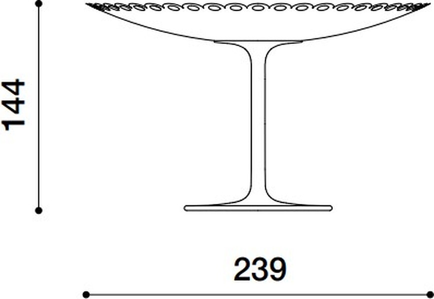 Il Tornitore Matto Edges Présentoir, en acier inoxydable