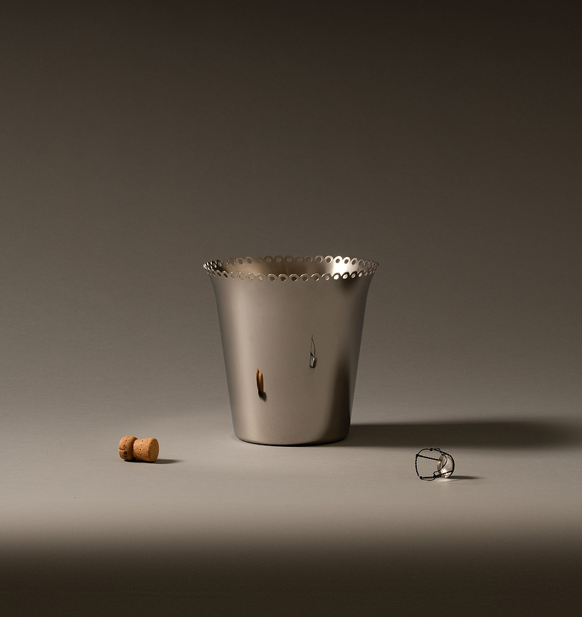 Il Tornitore Matto Edges Ψύκτης Κρασιού, ανοξείδωτο ατσάλι, ορειχάλκινος