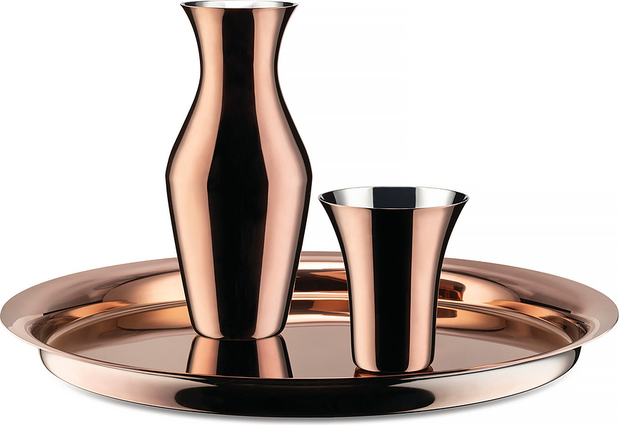 Il Tornitore Matto Kuru Kuru Καράφα, ανοξείδωτο ατσάλι, με επίστρωση χαλκού