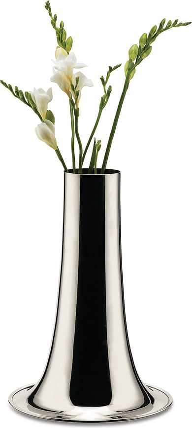 Il Tornitore Matto Trumpet Vaza široka posrebreni mjed