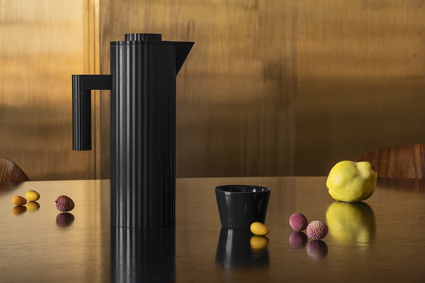 Jarra Termo Plissé, 1 L, negra