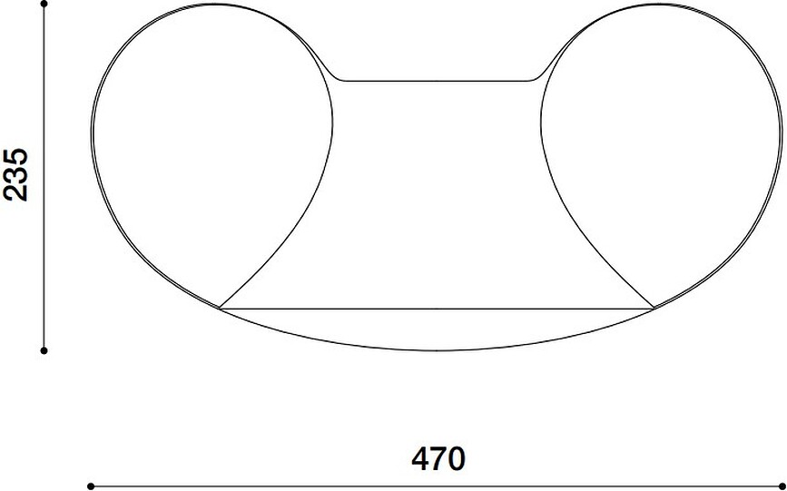 Jarrón Il Tornitore Matto Conca