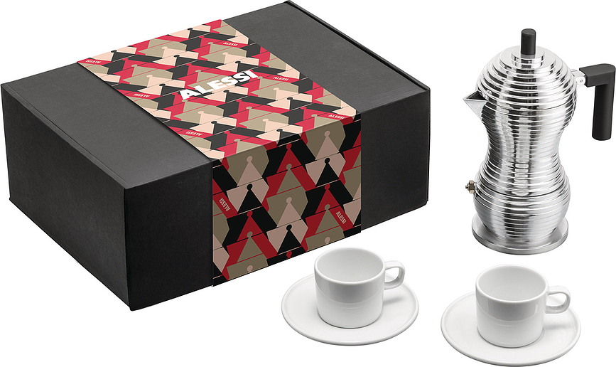Juego de cafetera y tazas de café Alessi & Coffee, Set de 5 piezas