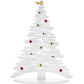 Kalėdinė dekoracija Bark Kalėdų eglutė su magnetukais baltos spalvos