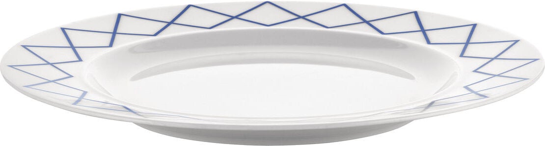 La Bella Tavola Speiseteller 27 cm, mit blauem Muster