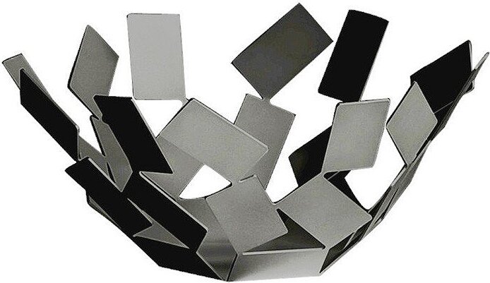 La Stanza dello Scirocco Košara za sadje, polirano jeklo