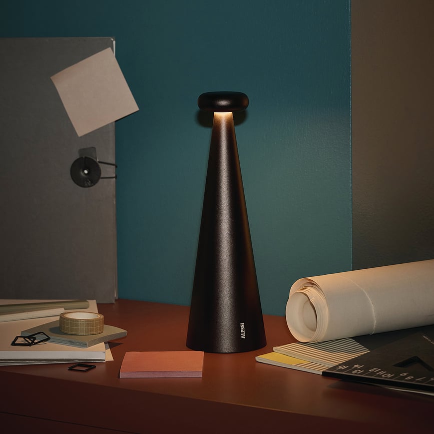 Lámpara inalámbrica Bedin, amarilla