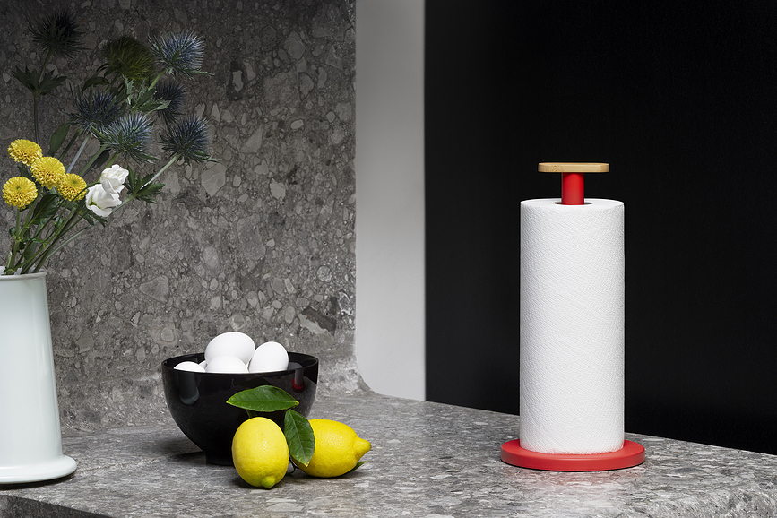 Mattina Stalak za papirnate ručnike crveni