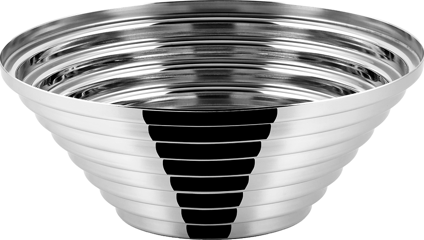 Maya Καλάθι Φρούτων, 25 cm, ατσάλι γυαλισμένο