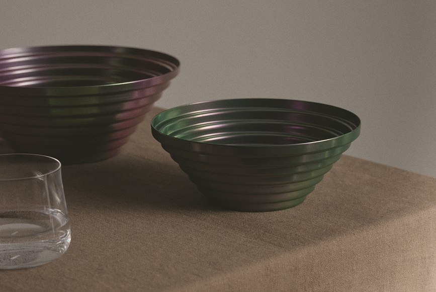 Maya Košara za sadje, 25 cm, polirano jeklo