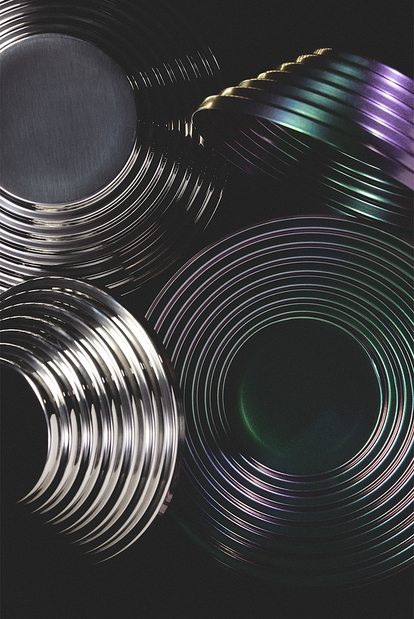 Maya Panier à Fruits, diamètre 25 cm, acier poli