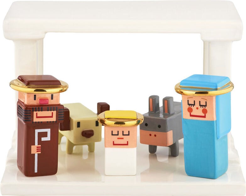 Festtagsfiguren Miracolo Weihnachtskrippe Mit Figuren, 6-tlg.