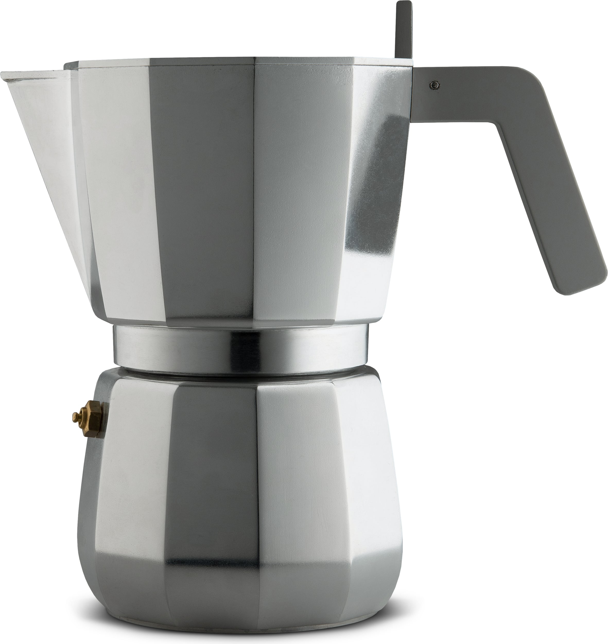 ALESSI Espressomaschine Moka (9 Tassen) silber
