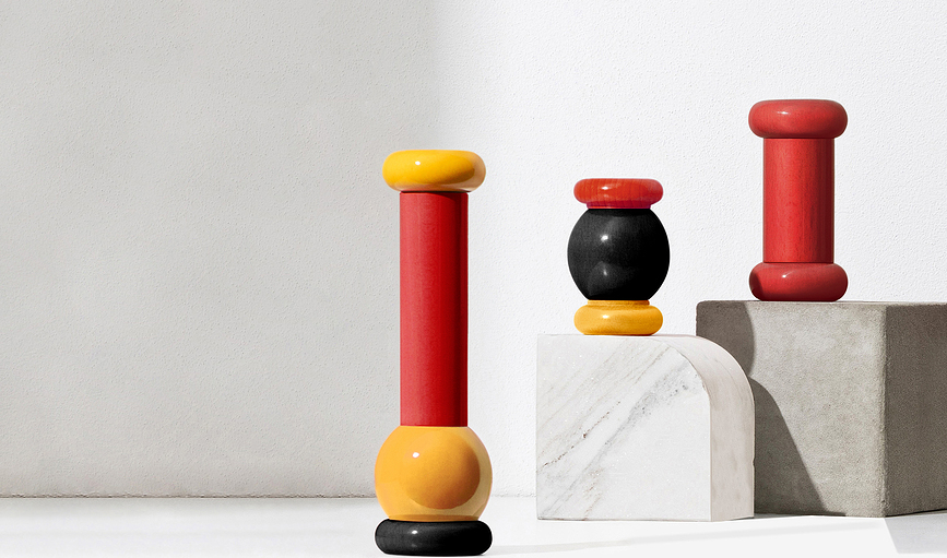 Molinillo de especias Alessi ES18, negro