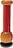 Molinillo de especias Alessi MP0210, rojo