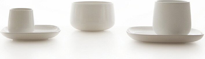 Platillo para taza de espresso Ovale, rosa empolvado