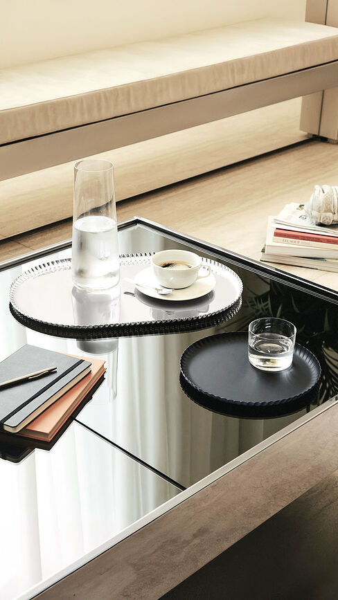 Pleats Plateau de service, noir