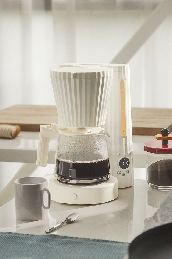 Plissé Machine à Café Filtre 1,5 L, noire